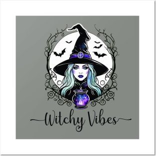 Witchy vibes brew halloween potion Posters and Art